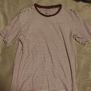 PACSUN red and white striped tee